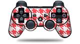 Houndstooth Coral - Decal Style Skin fits Sony PS3 Controller (CONTROLLER NOT INCLUDED)