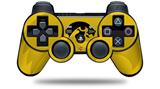 Iowa Hawkeyes Herky Black on Gold - Decal Style Skin fits Sony PS3 Controller (CONTROLLER NOT INCLUDED)